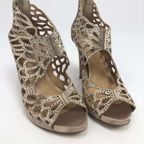 INC International Concepts Womens Sarane Evening Sandals Bisque 10M - Picture 3 of 6